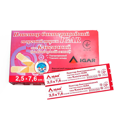 Лейкопластир Класичний тканинна основа 25х76 мм №1 в місті Львів : ціни, характеристика. - фото №1 Лейкопластир Класичний тканинна основа 25х76 мм №1 в місті Львів : ціни, характеристика.