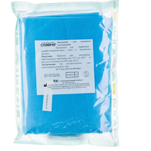 Халат медицинский (для посетителя) на завязках р. М цена - фото №1 Халат медицинский (для посетителя) на завязках р. М цена