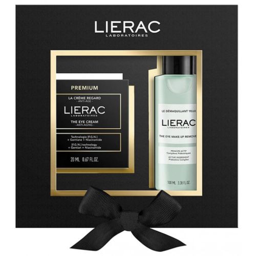 Набір Lierac (Лієрак) Premium для контуру очей (Крем 20 мл + засіб для демакіяжу 100 мл) недорого - фото №1 Набір Lierac (Лієрак) Premium для контуру очей (Крем 20 мл + засіб для демакіяжу 100 мл) недорого