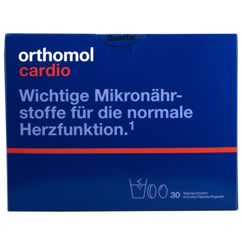 Orthomol (Ортомол) Cardio (здоров'я серця та судин) 30 днів гранули №30 фото - фото №1 Orthomol (Ортомол) Cardio (здоров'я серця та судин) 30 днів гранули №30 фото
