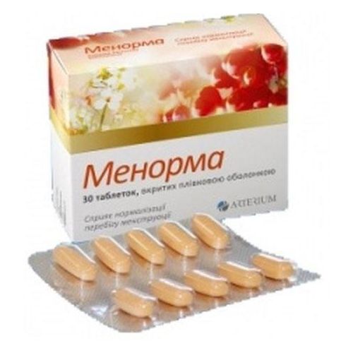 Менорма 735 мг таблетки №30 в интернет-аптеке - фото №1 Менорма 735 мг таблетки №30 в интернет-аптеке
