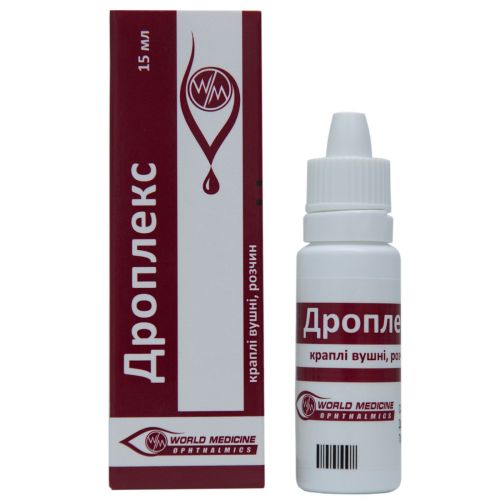 Дроплекс ушные капли 15 мл цена - фото №1 Дроплекс ушные капли 15 мл цена