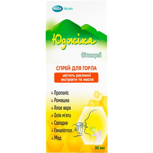 Юджика Фитоспрей для горла спрей, 30 мл в городе Одесса : цены, характеристики. - фото №1 Юджика Фитоспрей для горла спрей, 30 мл в городе Одесса : цены, характеристики.