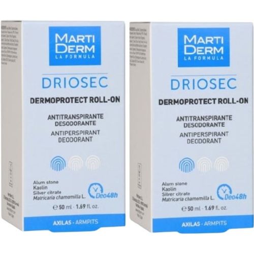 Набір кулькових дезодорантів-антиперспірантів Martiderm (Мартідерм) Driosec Dermoprotect 48h, 2х50 мл в місті Миколаїв : ціни, характеристика. - фото №1 Набір кулькових дезодорантів-антиперспірантів Martiderm (Мартідерм) Driosec Dermoprotect 48h, 2х50 мл в місті Миколаїв : ціни, характеристика.