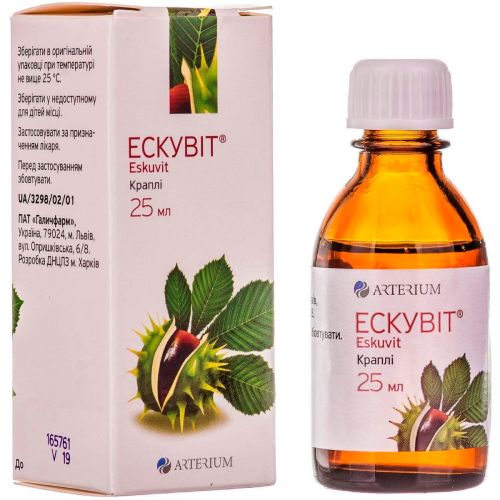 Эскувит капли 25 мл ADD - фото №1 Эскувит капли 25 мл ADD