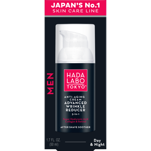 Крем Hada Labo Tokyo (Хада Лабо Токіо) для обличчя антивіковий для чоловіків 50 мл в інтернет-аптеці - фото №1 Крем Hada Labo Tokyo (Хада Лабо Токіо) для обличчя антивіковий для чоловіків 50 мл в інтернет-аптеці