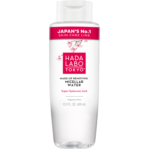 Вода Hada Labo Tokyo (Хада Лабо Токіо) White міцелярна для зняття макіяжу 400 мл в аптеці - фото №1 Вода Hada Labo Tokyo (Хада Лабо Токіо) White міцелярна для зняття макіяжу 400 мл в аптеці