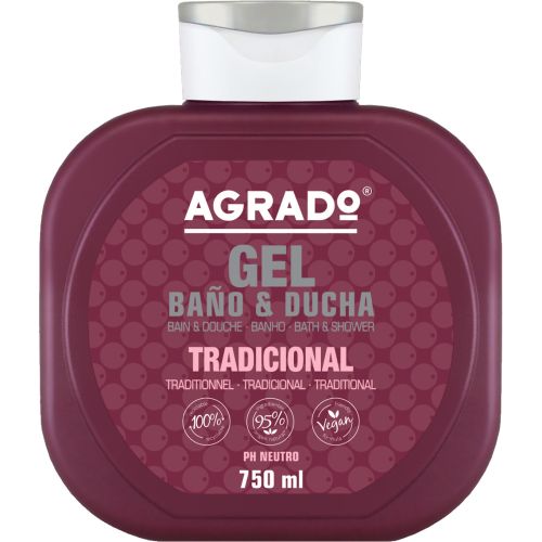 Гель для душа и ванны Agrado (Аградо) Традиционный, 750 мл в интернет-аптеке - фото №1 Гель для душа и ванны Agrado (Аградо) Традиционный, 750 мл в интернет-аптеке