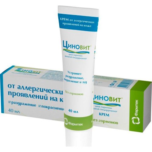 Крем для лица и тела Циновит от аллергических проявлений на коже, 40 мл цена - фото №1 Крем для лица и тела Циновит от аллергических проявлений на коже, 40 мл цена