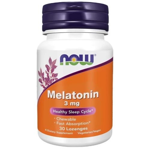 Now (Нау) Foods Melatonin (Мелатонін) 3 мг капсули №30 в Україні - фото №1 Now (Нау) Foods Melatonin (Мелатонін) 3 мг капсули №30 в Україні