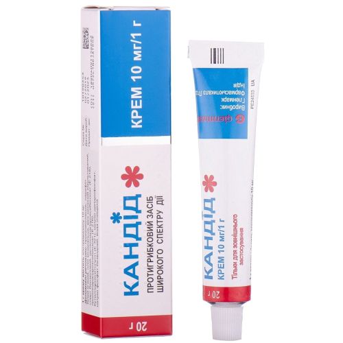 Кандід 10 мг/г крем 20 г замовити - фото №1 Кандід 10 мг/г крем 20 г замовити