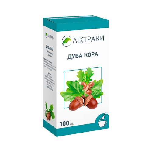 Дуба кора збір 100 г недорого - фото №1 Дуба кора збір 100 г недорого