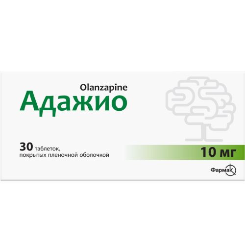 Адажіо 10 мг таблетки №30 в місті Запоріжжя : ціни, характеристика. - фото №1 Адажіо 10 мг таблетки №30 в місті Запоріжжя : ціни, характеристика.