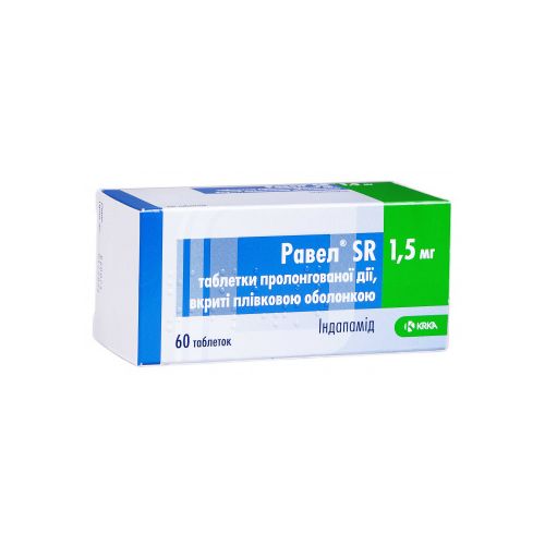 Равел SR 1,5 мг таблетки №60 в городе Одесса : цены, характеристики. - фото №1 Равел SR 1,5 мг таблетки №60 в городе Одесса : цены, характеристики.