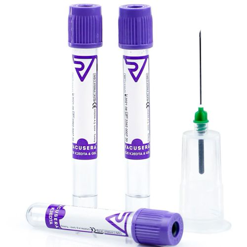 Пробірка Vacusera К2 ЕДТА 13х75 2 мл, бузкова кришка в місті Запоріжжя : ціни, характеристика. - фото №1 Пробірка Vacusera К2 ЕДТА 13х75 2 мл, бузкова кришка в місті Запоріжжя : ціни, характеристика.