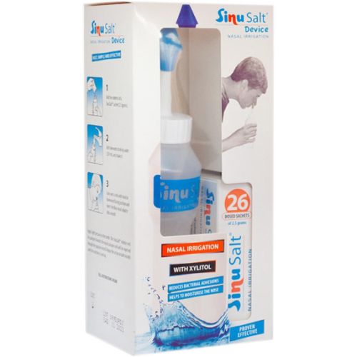 СинуСалт (SinuSalt) набор бутылка (250 мл) + 26 пакетов солевой смеси заказать - фото №1 СинуСалт (SinuSalt) набор бутылка (250 мл) + 26 пакетов солевой смеси заказать