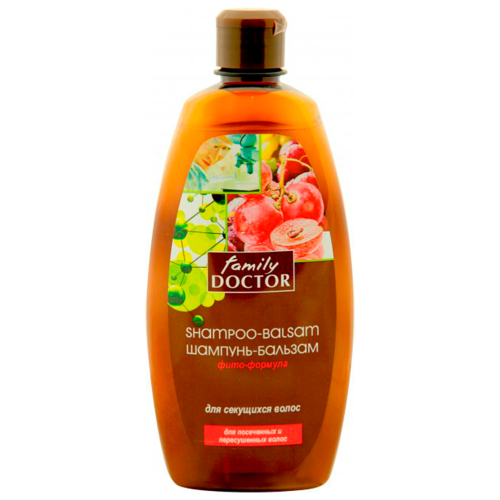 Шампунь-бальзам Family Doctor Фито-формула для секущихся волос 500 мл цена - фото №1 Шампунь-бальзам Family Doctor Фито-формула для секущихся волос 500 мл цена