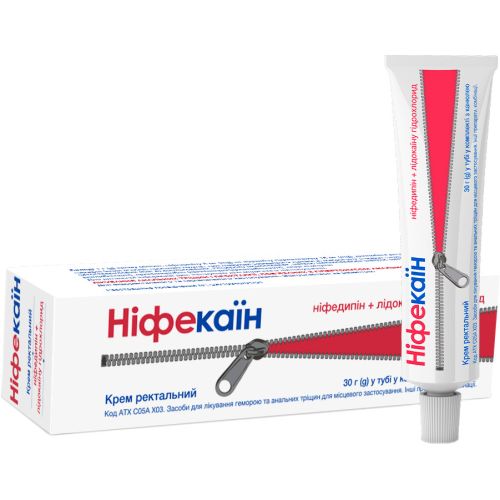 Нифекаин крем ректальний 30 г купить - фото №1 Нифекаин крем ректальний 30 г купить