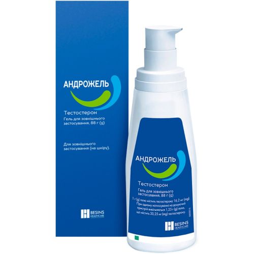 Андрожель 16,2 мг/г гель 88 г цена - фото №1 Андрожель 16,2 мг/г гель 88 г цена