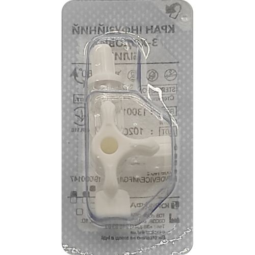 Кран 3-х ходовий для інфузійної терапії, білий, 1 шт. в місті Львів : ціни, характеристика. - фото №1 Кран 3-х ходовий для інфузійної терапії, білий, 1 шт. в місті Львів : ціни, характеристика.