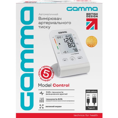 Тонометр Gamma (Гама) 4Gen Control автоматичний в Україні - фото №1 Тонометр Gamma (Гама) 4Gen Control автоматичний в Україні