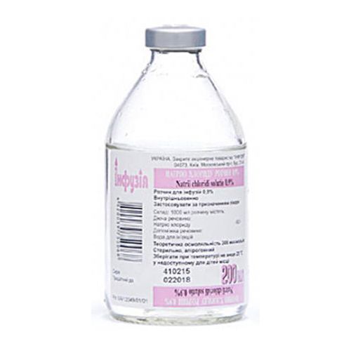 Натрия хлорид 0,9% раствор для инфузий 200 мл в місті Одеса : ціни, характеристика. - фото №1 Натрия хлорид 0,9% раствор для инфузий 200 мл в місті Одеса : ціни, характеристика.