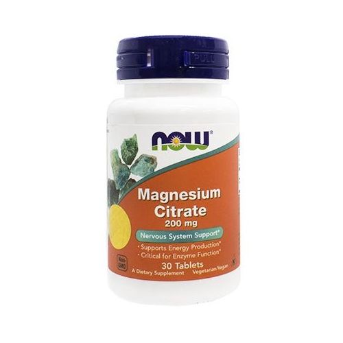 Now (Нау) Foods Magnesium Citrate (Магния цитрат) 200 мг таблетки №30 недорого - фото №1 Now (Нау) Foods Magnesium Citrate (Магния цитрат) 200 мг таблетки №30 недорого
