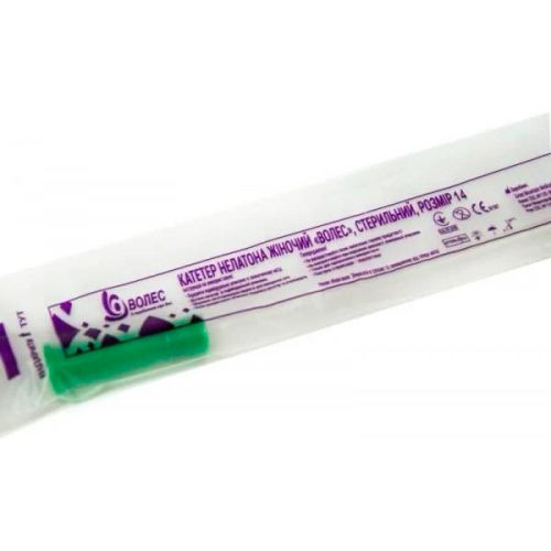 Катетер урологический Волес типа Нелатон женский, 14 Fr, 1 шт. цена - фото №1 Катетер урологический Волес типа Нелатон женский, 14 Fr, 1 шт. цена