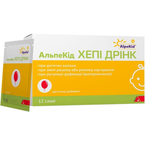 АльпеКид Хэпи Дринк саше №12 в интернет-аптеке - фото №1 АльпеКид Хэпи Дринк саше №12 в интернет-аптеке