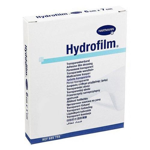 Повязка пленочная прозрачная Hydrofilm 6 см*7 см №10 купить - фото №1 Повязка пленочная прозрачная Hydrofilm 6 см*7 см №10 купить