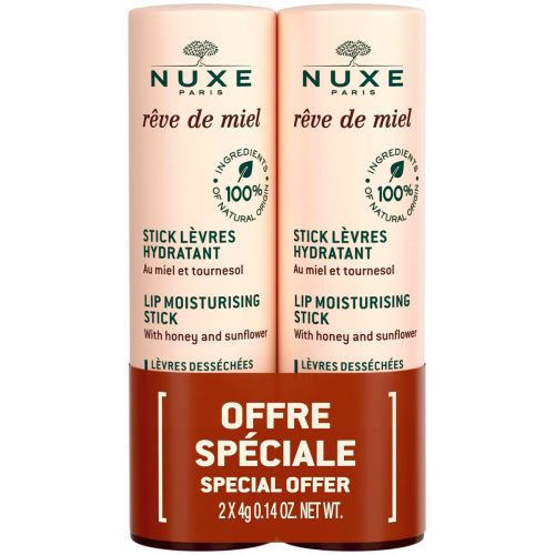 Набор Nuxe (Нюкс) Дуо Медовая мечта для губ стик 2х4 г в интернет-аптеке - фото №1 Набор Nuxe (Нюкс) Дуо Медовая мечта для губ стик 2х4 г в интернет-аптеке