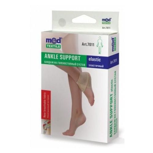Бандаж Medtextile на голеностопный сустав эластичный 7011 (р.L) в интернет-аптеке - фото №1 Бандаж Medtextile на голеностопный сустав эластичный 7011 (р.L) в интернет-аптеке