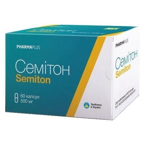 Семитон 500 мг капсулы №60 в интернет-аптеке - фото №1 Семитон 500 мг капсулы №60 в интернет-аптеке