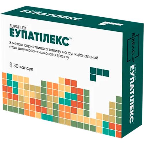 Эупатилекс капсулы №30 в интернет-аптеке - фото №1 Эупатилекс капсулы №30 в интернет-аптеке