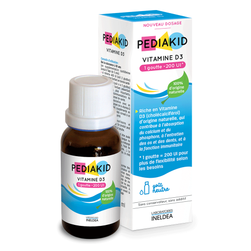 Педіакід Pediakid краплі вітамін D3 натуральний, 20 мл в Україні - фото №1 Педіакід Pediakid краплі вітамін D3 натуральний, 20 мл в Україні