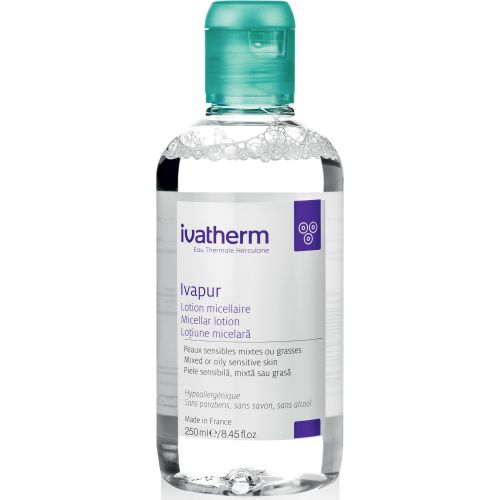 Лосьон Ivatherm Ivapur мицеллярный для комбинированной и жирной кожи 250 мл в Украине - фото №1 Лосьон Ivatherm Ivapur мицеллярный для комбинированной и жирной кожи 250 мл в Украине