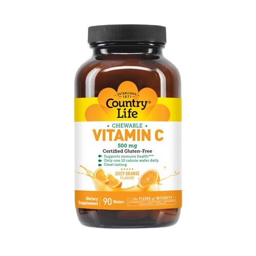 Country Life (Кантри лайф) Chewable Vitamin C 500 мг жевательные пастилки №90 в городе Одесса : цены, характеристики. - фото №1 Country Life (Кантри лайф) Chewable Vitamin C 500 мг жевательные пастилки №90 в городе Одесса : цены, характеристики.