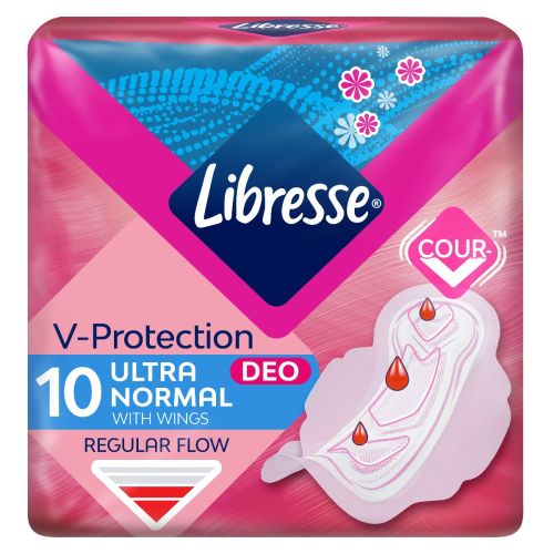Прокладки Libresse ULtra+ Deo 10 шт. в интернет-аптеке - фото №1 Прокладки Libresse ULtra+ Deo 10 шт. в интернет-аптеке