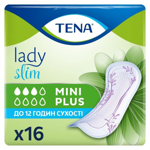 Прокладки TENA урологические женские Lady Slim Mini Plus №16 недорого - фото №1 Прокладки TENA урологические женские Lady Slim Mini Plus №16 недорого