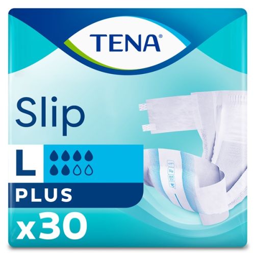 Подгузники для взрослых TENA Slip Plus дышащие (Large) 30 шт в аптеке - фото №1 Подгузники для взрослых TENA Slip Plus дышащие (Large) 30 шт в аптеке