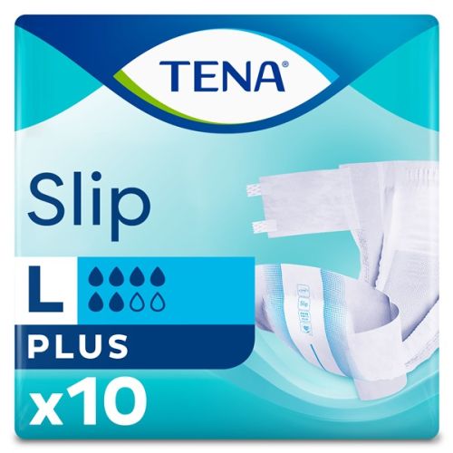 Подгузники для взрослых Tena (Тена) Slip Plus Large дышащие 10 шт в Украине - фото №1 Подгузники для взрослых Tena (Тена) Slip Plus Large дышащие 10 шт в Украине