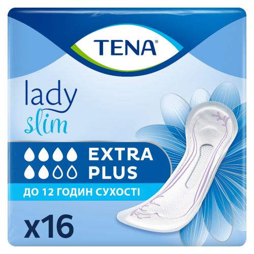 Прокладки урологические Tena (Тена) Lady Slim Extra Plus №16 ADD - фото №1 Прокладки урологические Tena (Тена) Lady Slim Extra Plus №16 ADD