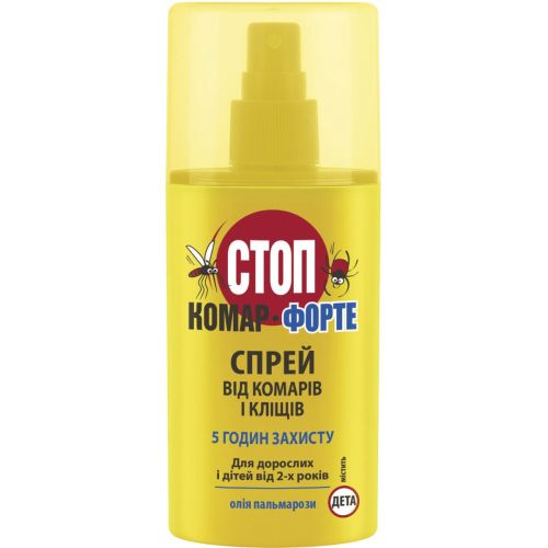 Спрей от комаров и клещей Биокон Стоп Комар Форте 95 мл купить - фото №1 Спрей от комаров и клещей Биокон Стоп Комар Форте 95 мл купить