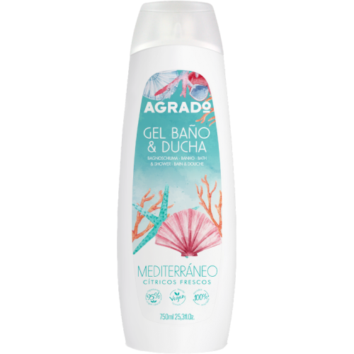 Гель для душу Agrado (Аградо) Средиземноморский, 750 мл в Украине - фото №1 Гель для душу Agrado (Аградо) Средиземноморский, 750 мл в Украине