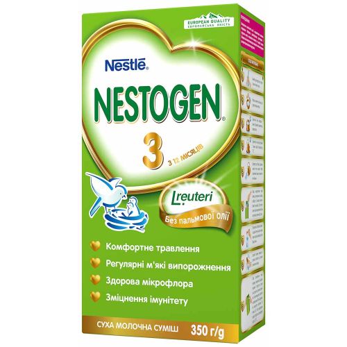Суміш молочна Nestle Nestogen-3 (з 12 місяців) 350 г недорого - фото №1 Суміш молочна Nestle Nestogen-3 (з 12 місяців) 350 г недорого