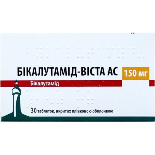 Біколутамід-Віста АС 150 мг таблетки №30 в місті Харків : ціни, характеристика. - фото №1 Біколутамід-Віста АС 150 мг таблетки №30 в місті Харків : ціни, характеристика.