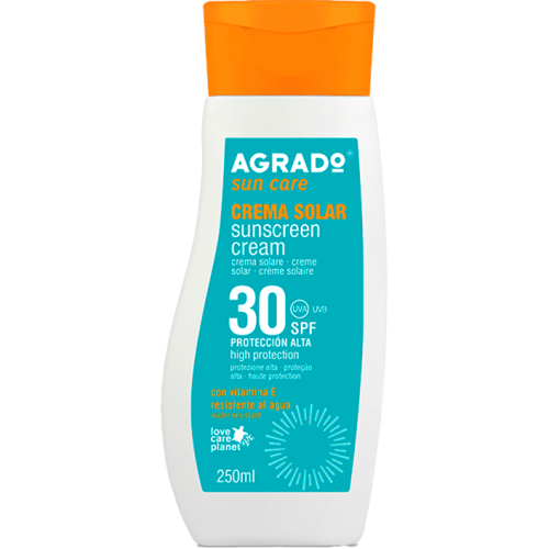 Крем Agrado (Аградо) солнцезащитный SPF30 250 мл заказать - фото №1 Крем Agrado (Аградо) солнцезащитный SPF30 250 мл заказать