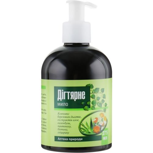 Мыло Флора-Фарм дегтярное жидкое 275 мл купить - фото №1 Мыло Флора-Фарм дегтярное жидкое 275 мл купить