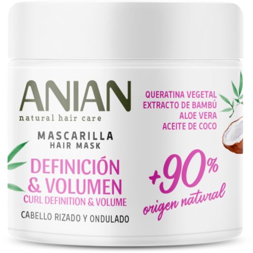 Маска Anian (Аниан) для вьющихся волос с растительным кератином 350 мл ADD - фото №1 Маска Anian (Аниан) для вьющихся волос с растительным кератином 350 мл ADD