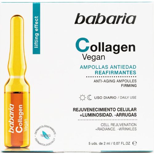 Ампулы Babaria (Бабария) с растительным коллагеном для лица 5 x 2 мл фото - фото №1 Ампулы Babaria (Бабария) с растительным коллагеном для лица 5 x 2 мл фото
